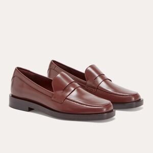 Everlane THE PENNY LOAFER LEATHER ACADEMIA NWOB Brown 7.5